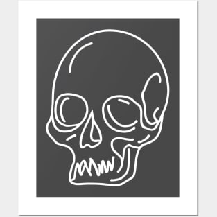 Cartoony skull Posters and Art